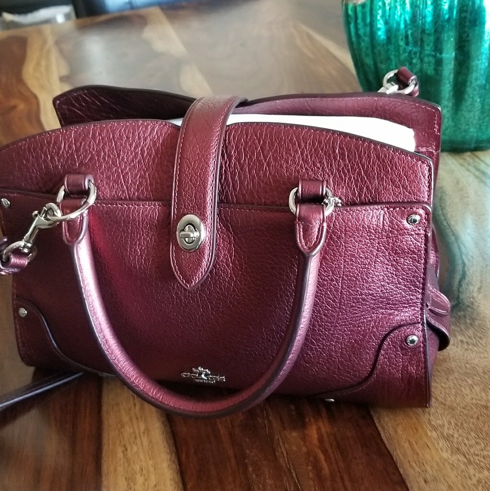 Coach Mercer 24 Handbag, Red